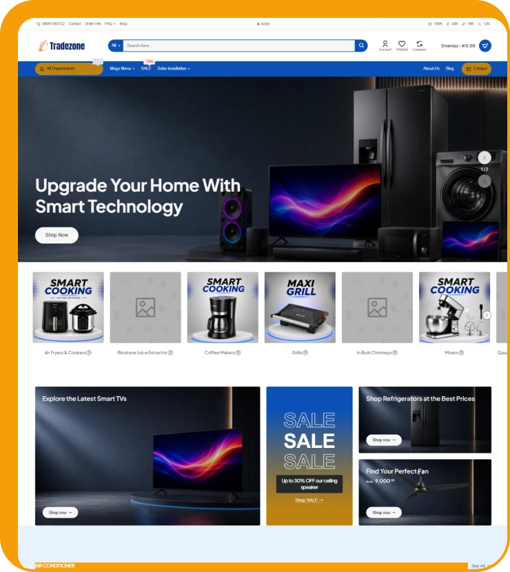tradezone OpenCart online store