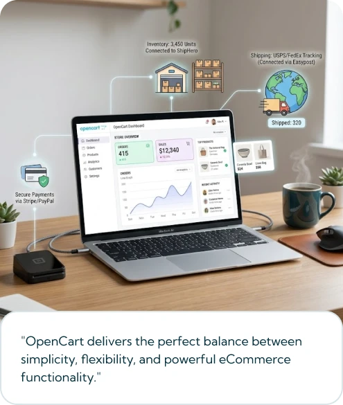 Custom OpenCart store development services