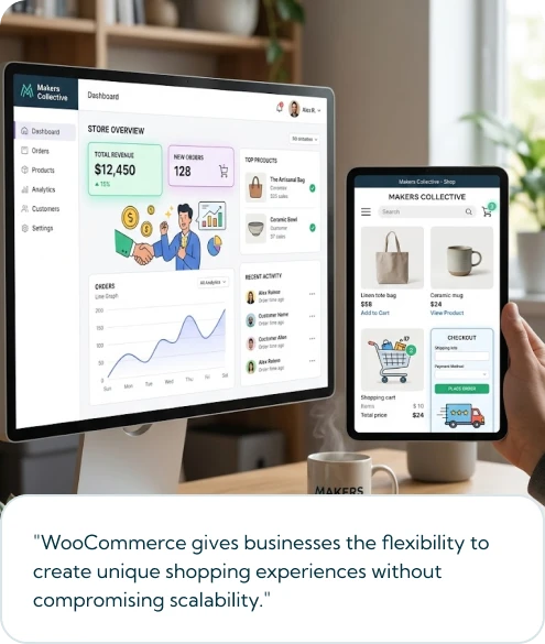 Custom WooCommerce store development services